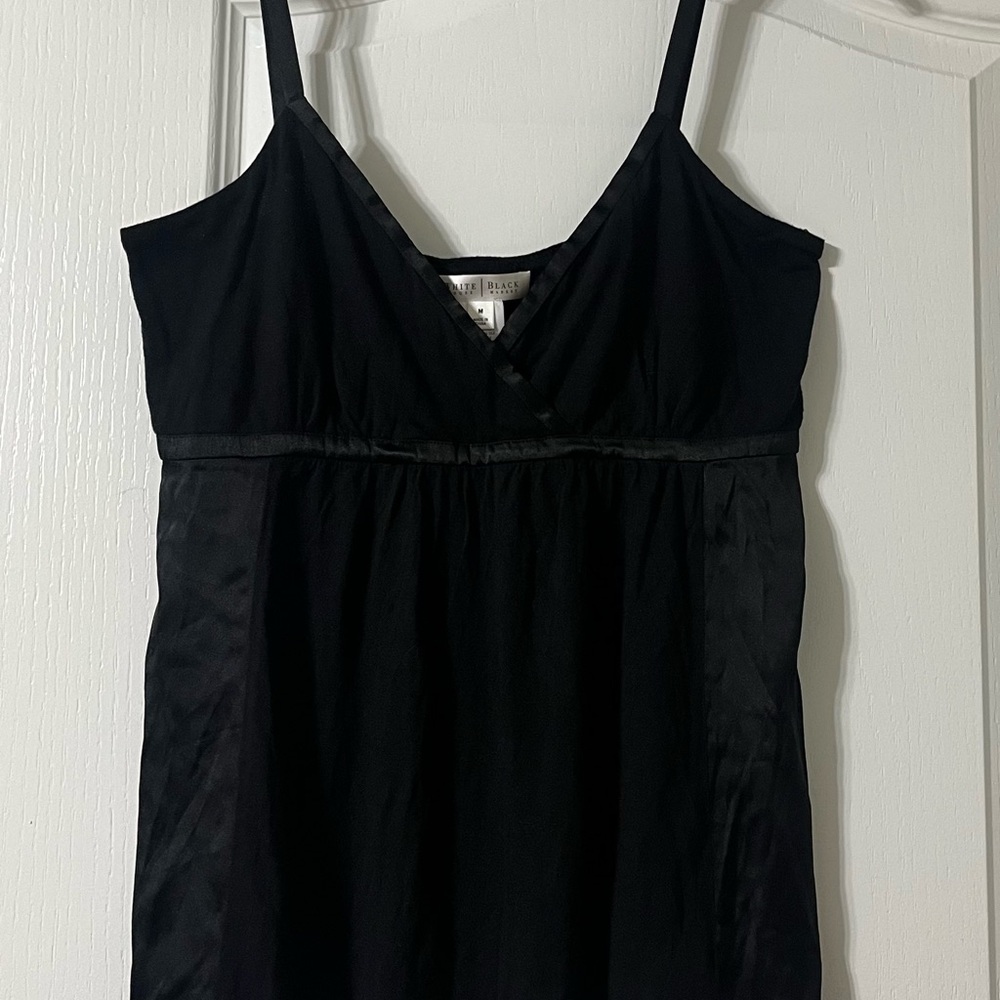 (EUC) White House Black Market Black Bustier Camisole Top Size M! - Picture 1 of 3
